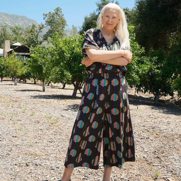 ACE & JIG jo midi wide-leg pants in beachcomber — size small NWT - Picture 6 of 9